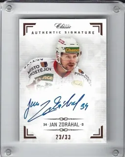 Zdráhal Jan OFS Chance Liga 2018-19 Authentic Signature xx/33 č.AS037